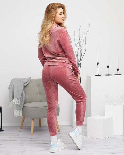 Survêtement femme avec imprimé rose - Vêtements