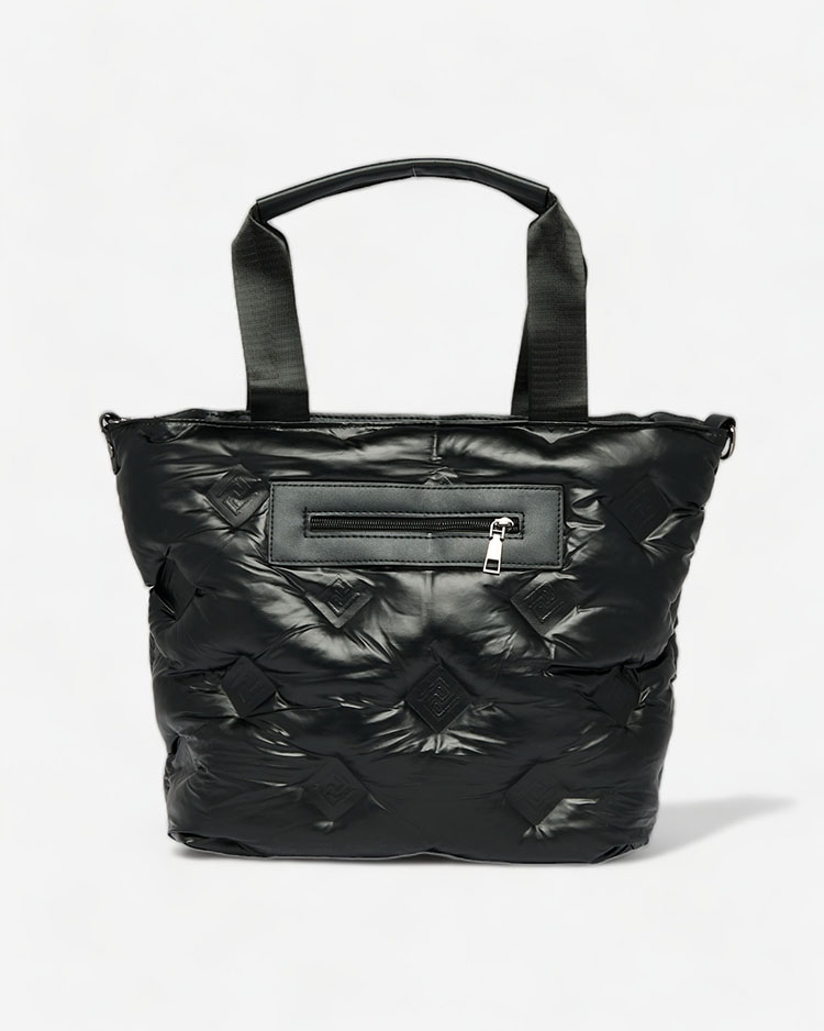 Royalfashion Sac à main femme matelassé noir