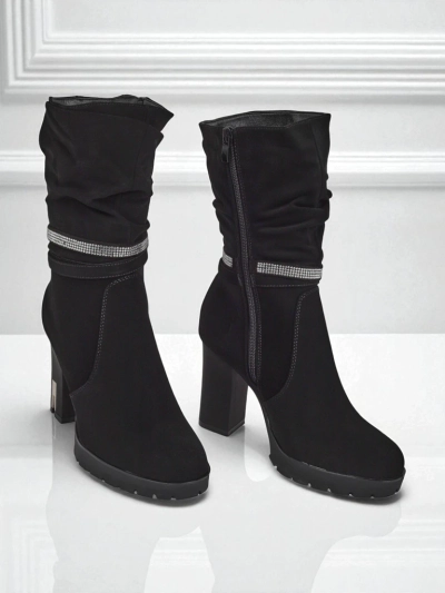 Bottines Ashlen Bloom mates pour femmes à talons carrés
