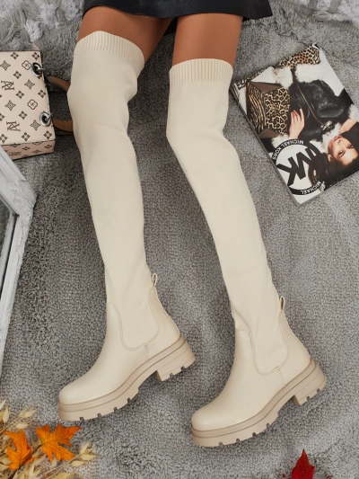 Longues bottes à enfiler pour femmes Orlina