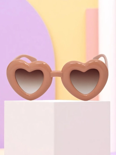 Royalfashion Lunettes de soleil pour enfants en forme de cœur