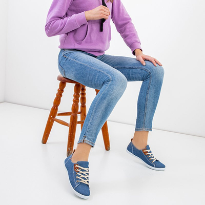 OUTLET Baskets à lacets bleues pour femmes de Sindri - Chaussures