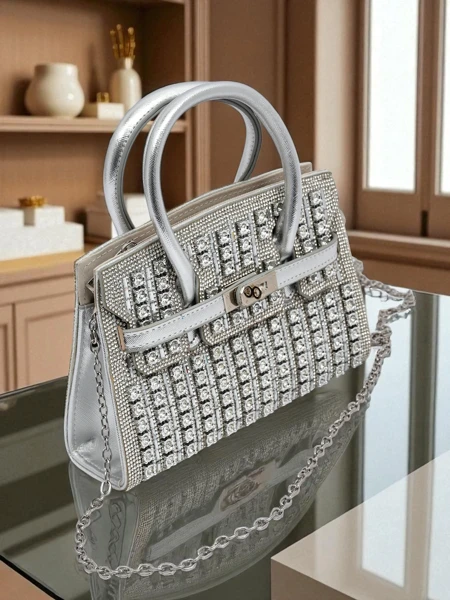 Royalfashion Pochette pour femme avec zircons Seren Voux