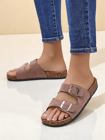 Sandales pour femmes Royalfashion avec boucles Foumy