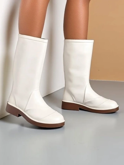 Royalfashion Bottes de pluie mates pour femmes Mattelo