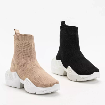 OUTLET Chaussures de sport femme Fisa hautes beiges - Footwear