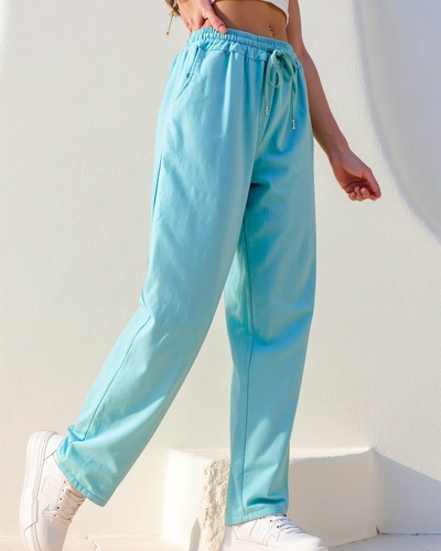 Royalfashion Pantalons droits en coton pour femmes