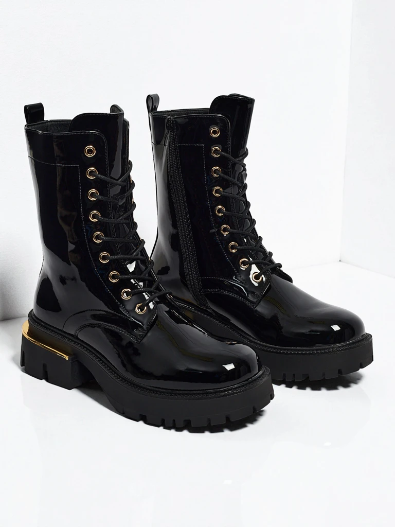 Royalfashion Bottines worker pour femmes Elolio