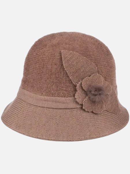 Chapeau melon pour femmes avec décoration Pearl Belle