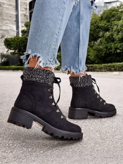 Royalfashion Bottes trapper pour femmes Sawoli