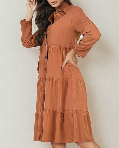 Royalfashion Robe midi pour femme