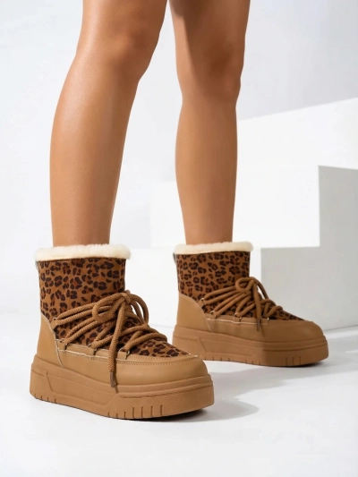 Bottes de neige à lacets pour femmes Royalfashion Moniuc