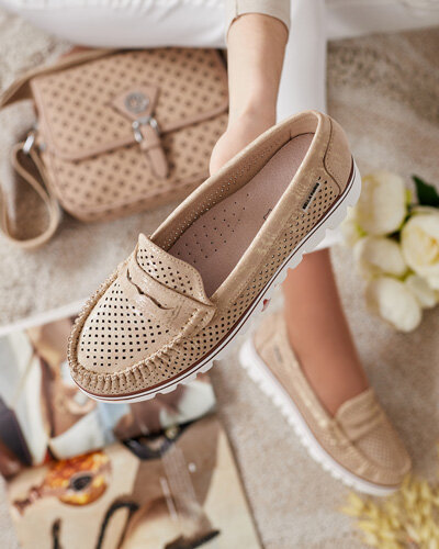 Royalfashion Mocassins ajourés pour femme Leteller