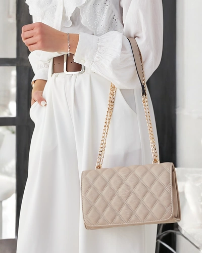 Royalfashion Petit sac à main pour femmes matelassé en éco-cuir