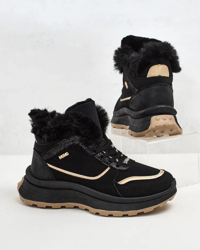Royalfashion Baskets chauffantes pour femme avec fourrure Mofell