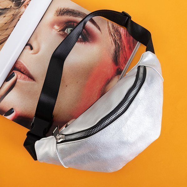 Sac banane argent femme - Sacs à main