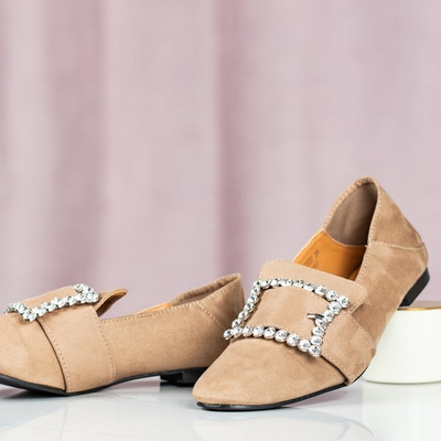 Mocassins marron à décor Morandi - Chaussures 1