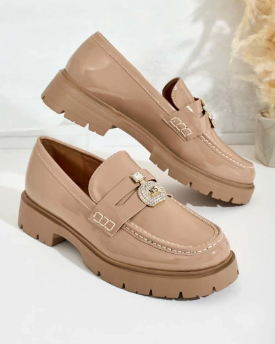 Royalfashion Mocassins laqués pour femme Bemies