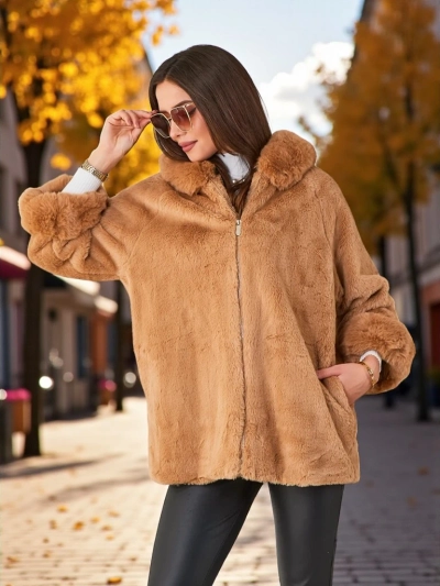 Veste en fausse fourrure pour femmes de Royalfashion