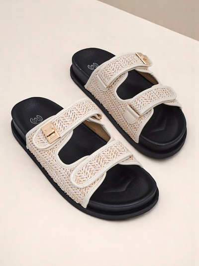 Chaussons tressés pour femmes Royalfashion Delibeli