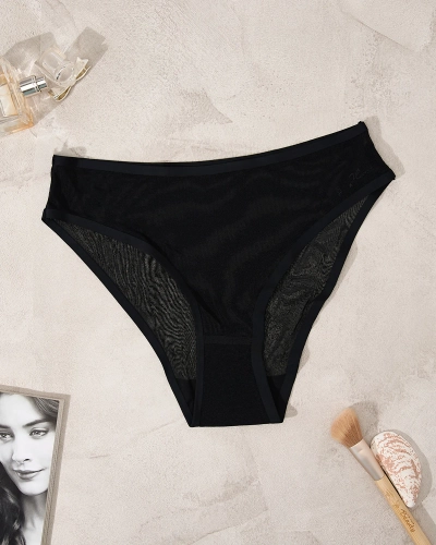 Royalfashion Culotte noire en maille pour femme