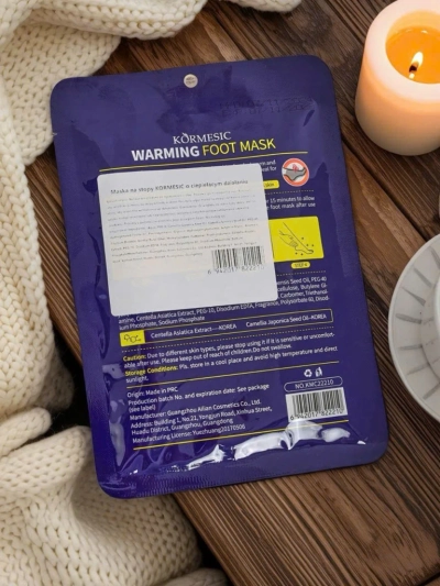Aurelia Warming Foot Mask Kormesic à la Centella et Camélia – masque régénérant