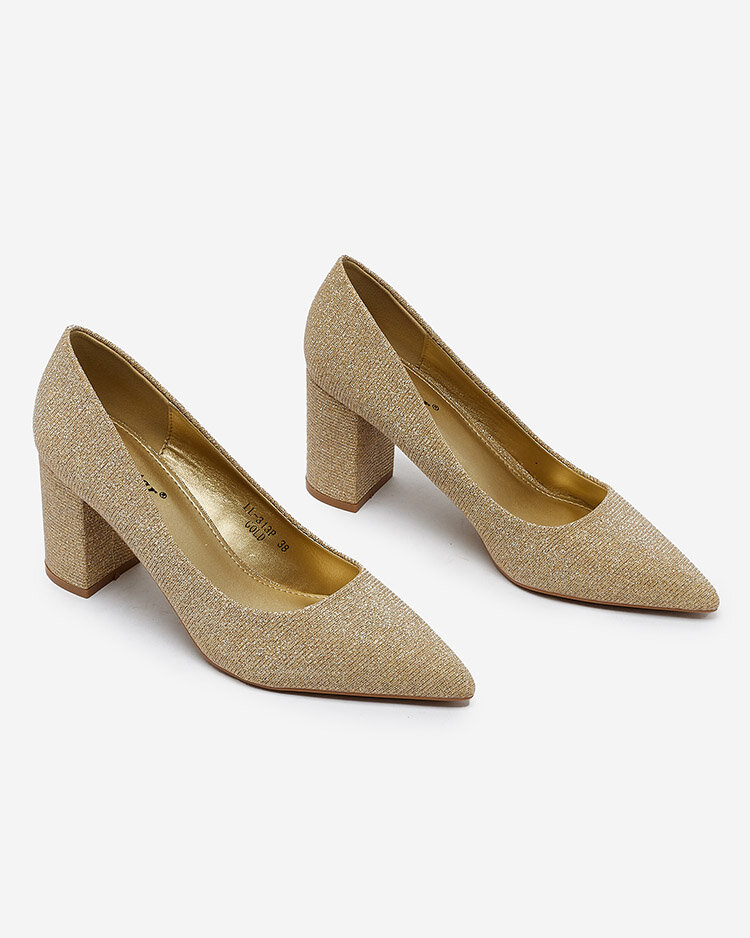 Royalfashion Femmes Eotira Glitter Stiletto Post Top pumps