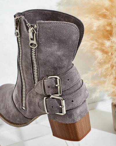 Royalfashion Bottines à talons Zerta décorées