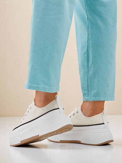 Royalfashion Baskets à plateforme pour femmes Beemes