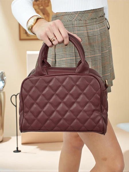Petit sac à main pour femme en cuir écologique Laretta