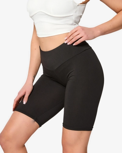 Leggings cyclistes noirs pour femme - Vêtements