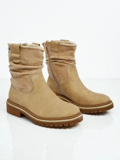 Bottines hautes pour femmes en éco-daim Liora