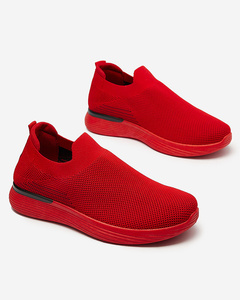 Chaussures de sport à enfiler pour hommes en rouge Riticas- Footwear