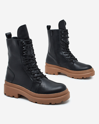 Royalfashion Bottes bagger pour femmes en cuir écologique Vederme