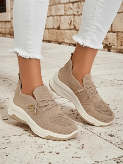 Royalfashion Slip-on chaussures de sport en tissu pour femmes Teletta