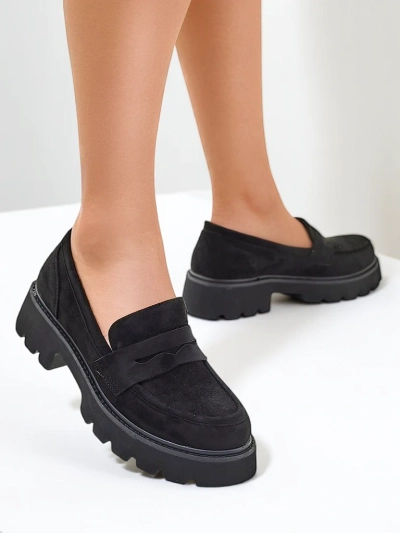 Mocassins en suède éco de Royalfashion pour femmes Eratta