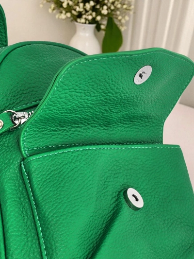 Sac à dos pour femme Elettra Verde Królewska Moda cuir écologique 25x25x10 cm