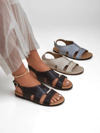Royalfashion Sandales plates pour femmes Solea Comfort