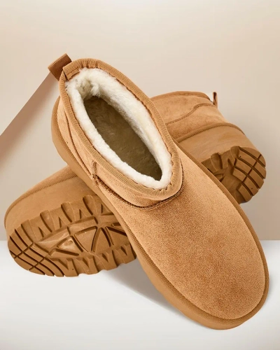 Royalfashion Bottes de neige courtes pour femmes a'la Havale