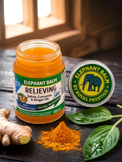 Baume Elephant Balm - Soulage les tensions musculaires et articulaires