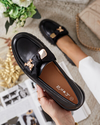 Royalfashion Mocassins femme avec nœud Mantarme