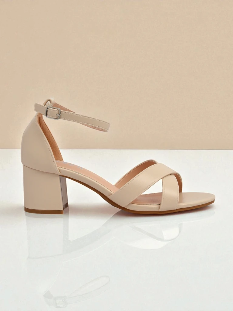 Sandales femme Royalfashion à petit talon bloc Eleganza Strap