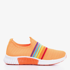 Slip de sport femme orange fluo - sur Rainbi - Footwear